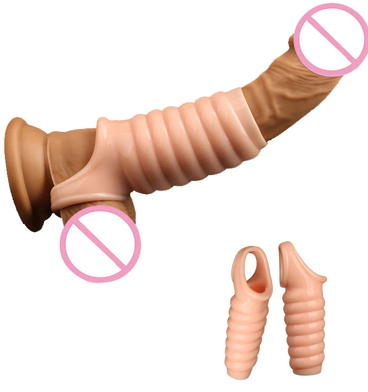 Пенис рукав для мужчин Задержка блокировки спермы мужской презерватив