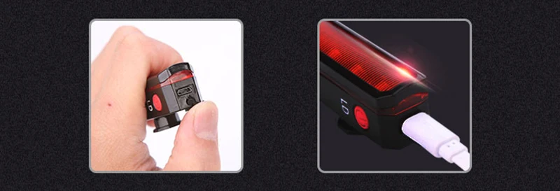 JLETOLI велосипедный лазерный задний светильник супер яркий USB Перезаряжаемый водонепроницаемый велосипедный светильник задний мигающий светильник аксессуары для ночной езды