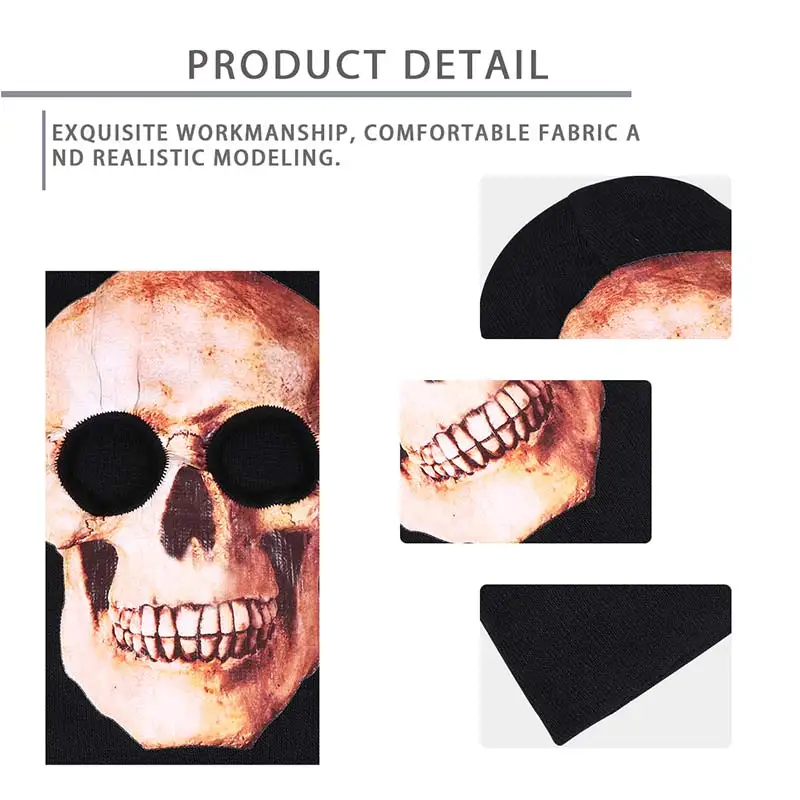 1 шт. трикотажный головной убор в виде черепа|Украшения своими руками для