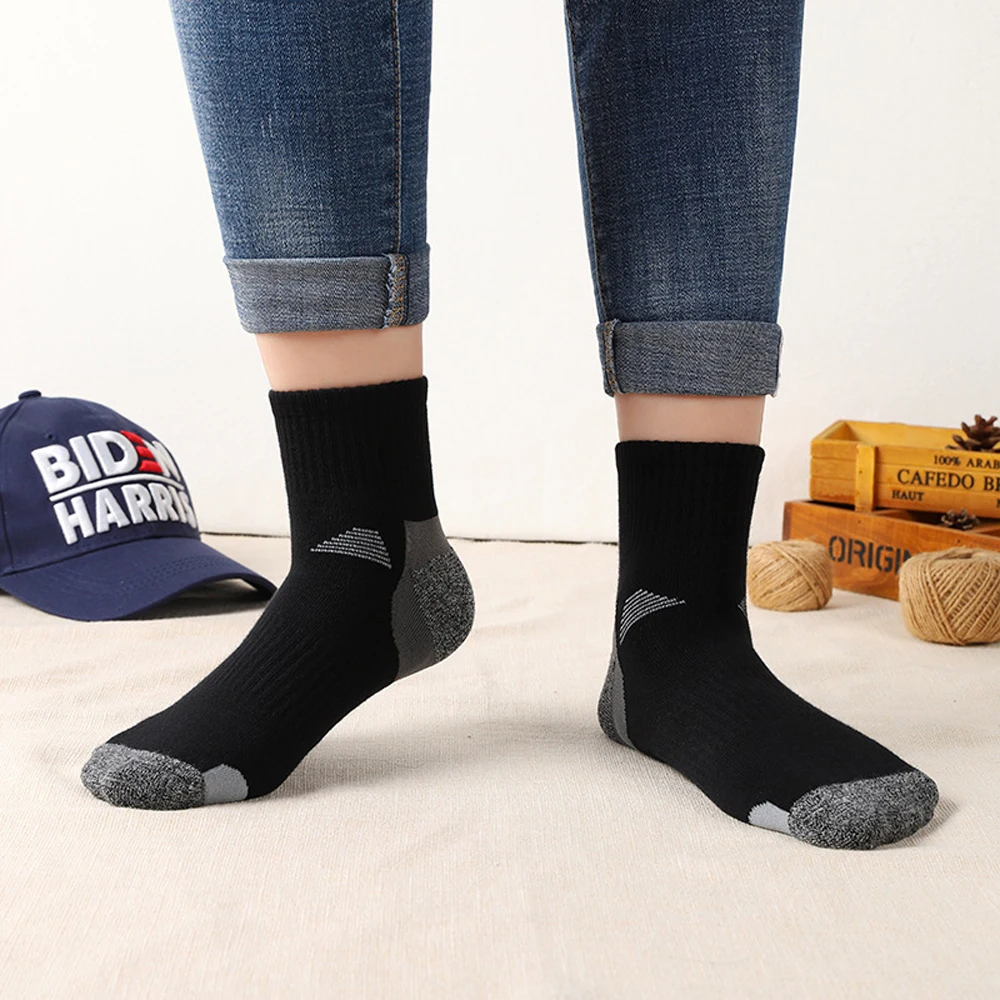 

Socks Men Winter Men Sweat-absorption Socks Thicken Thermal Wool Pile Snow Socks Climbing Hiking Sport Socks For Men