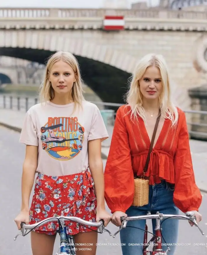 2019 Женская знаменитая брендовая Милая Сексуальная кружевная полая блузка с