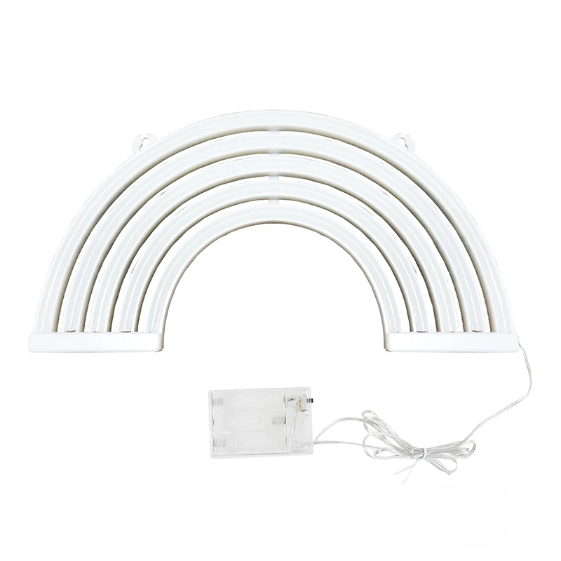 

Rainbow Neon Signs Battery Powered Acrylic Wall Decor Hanging Decorative Home Atmosphere LED Night Lights for Girls In Stock