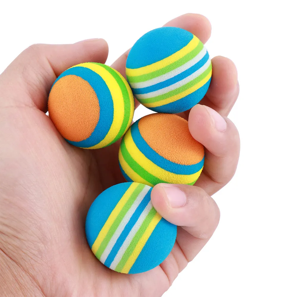 Радужный мячик для животных игрушка из ЭВА Мягкая интерактивная кошка собака