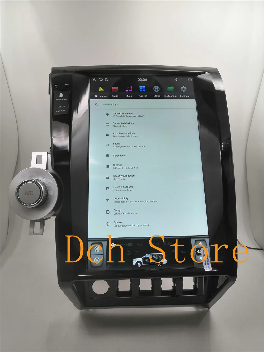 13,6 ''Tesla стиль Android 8,1 px6 автомобильный dvd-плеер gps навигация для Toyota tundra Sequoia 2007-2011 головное устройство стерео радио