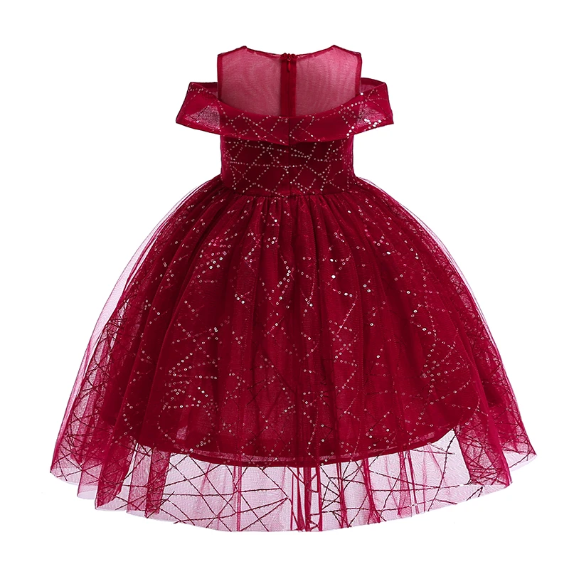 Летнее платье для девочек однотонная модная детская одежда платья От 3 до 8 лет