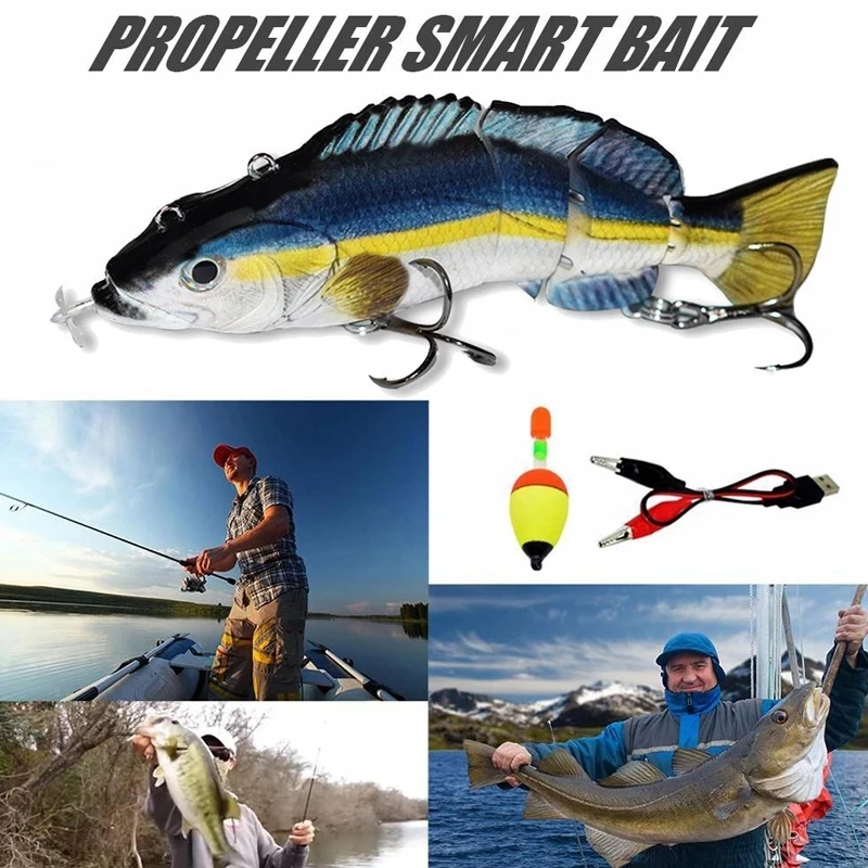 

Electronic Fish Smart Bait Electronic Robot Fish Bait Fishing Bionic Fishing Lures Alarm Fish Bait Fish Tackle Accessories