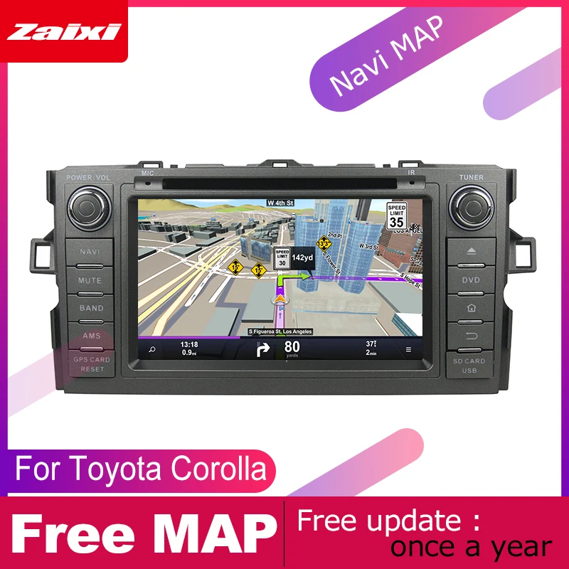 Мультимедийная система для Toyota Corolla E150 автомобильный DVD плеер GPS BT 2006 2007 2008 2009 2010 2011