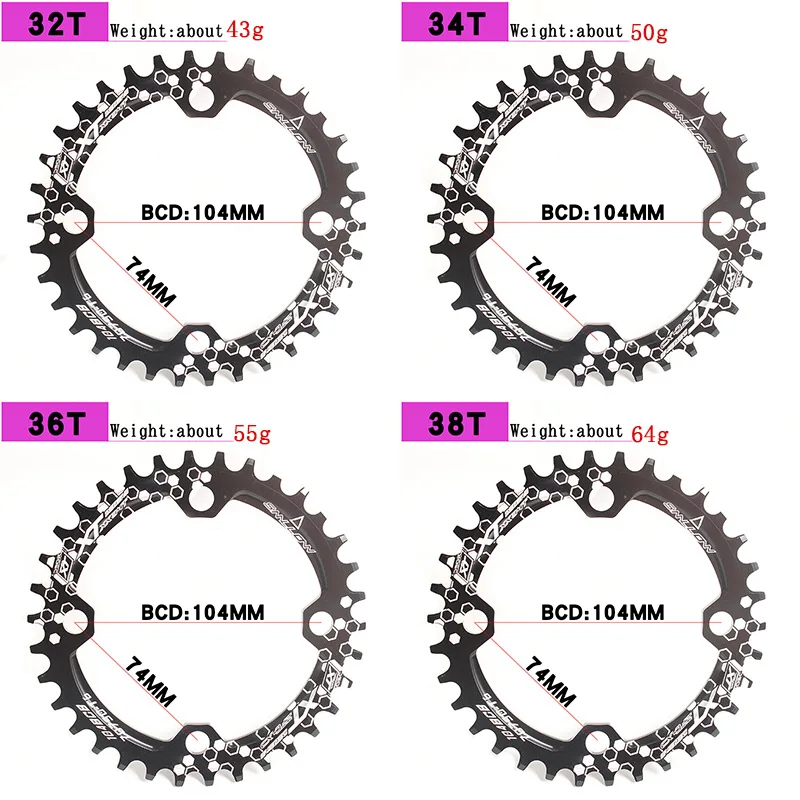 Велосипедный диск положительные и отрицательные зубья один овальный для горного