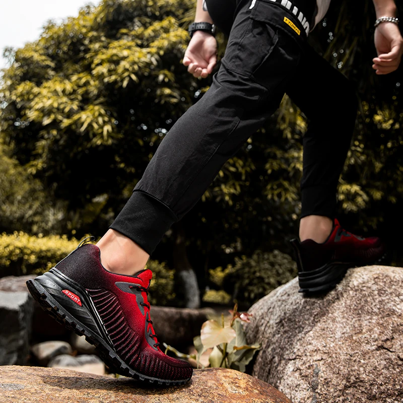 

Outdoor Hiking Boots Men Women Trekking Shoes Walking Climbing Hiking Shoes Mountain Sport Boots Hunting Men Sneakers