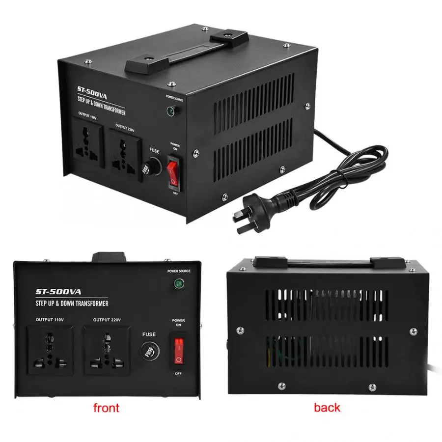 Повышающий и понижающий преобразователь напряжения трансформатор с вилкой США
