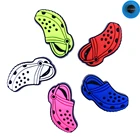 Оптовая продажа, микс 50 шт., красочный декор, подходящий для браслета, значок крокодил, подвески для обуви, аксессуары, пряжки для обуви, подарки для вечерние