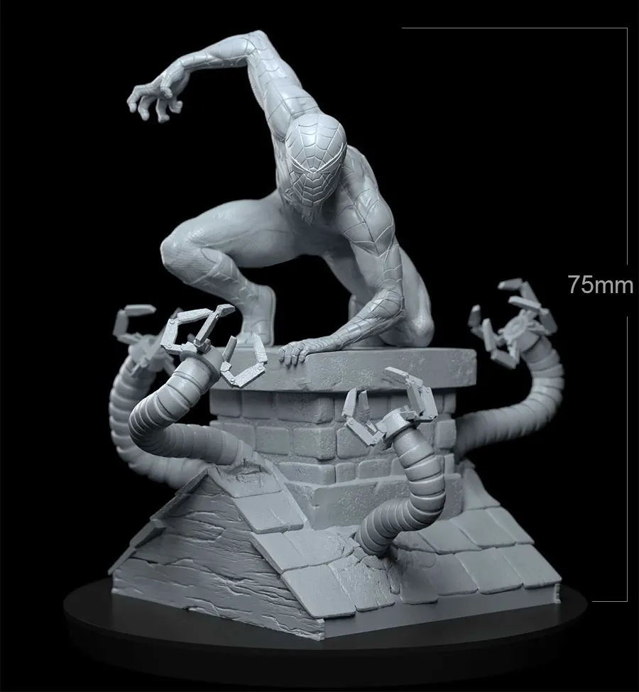 

75mm Resin Model Kits Figure Unpainted Unassembled No Color RW-090