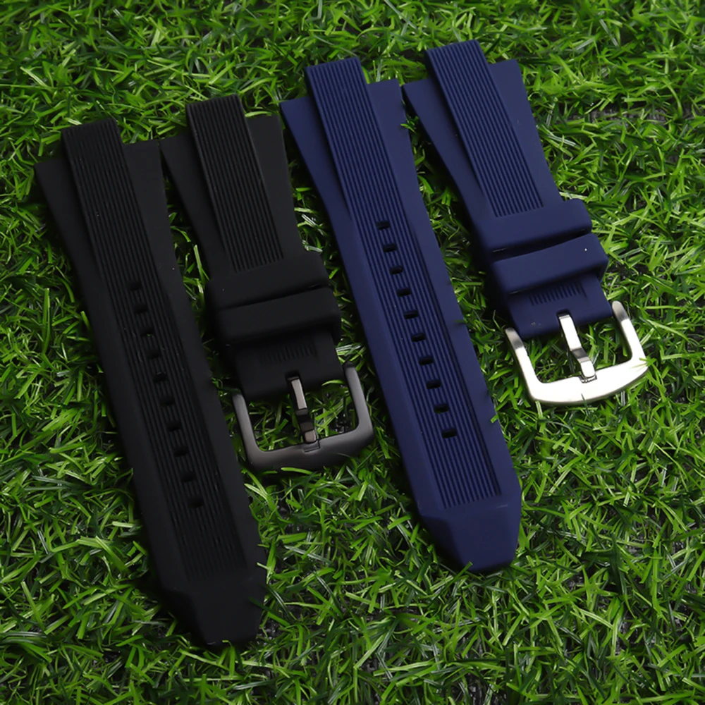 

29mm Rubber Watch Strap For Fit Michael Kors MK9019 MK8295 MK8492 MK9020 MK9020 black blue