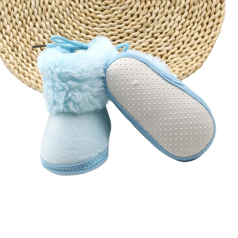 Детские осенне зимние ботинки для девочек и мальчиков пушистые теплые кроссовки