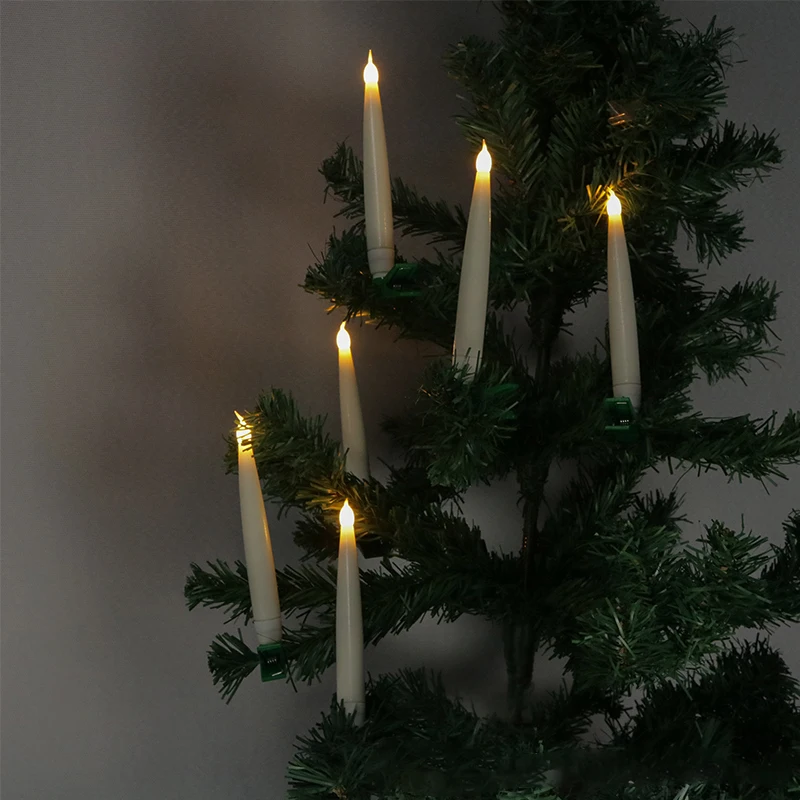 Горячая Led Батарея Свечи беспламенная свеча с конической лампой лампа