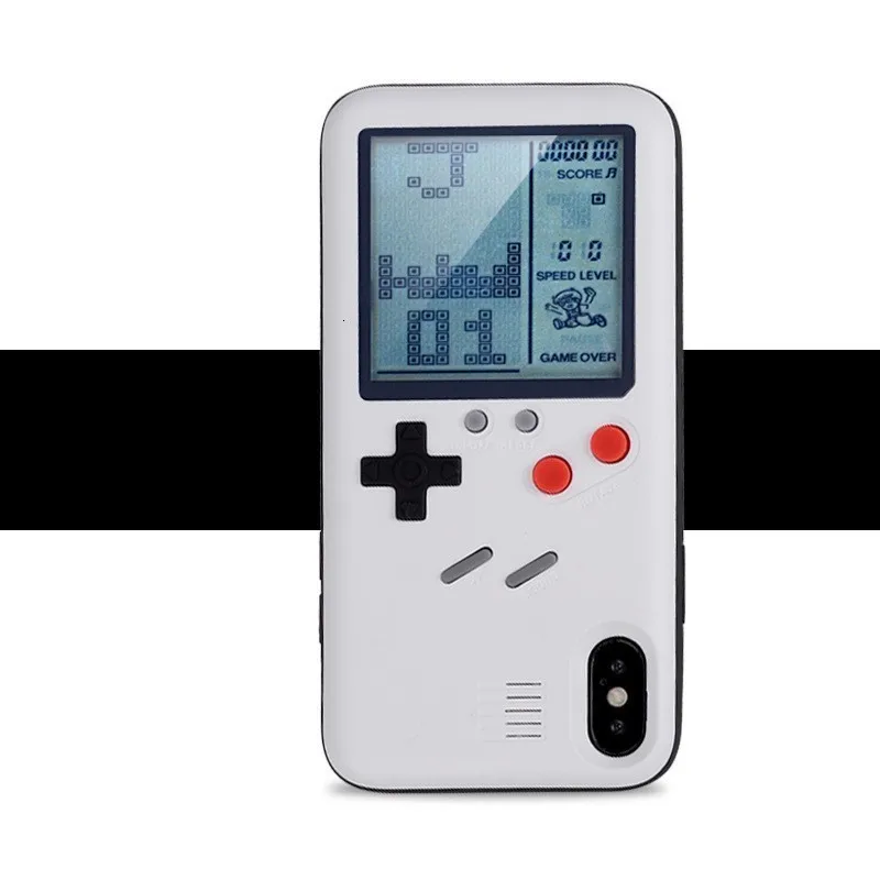 Чехол для IPhone X XS Max ретро чехол телефона Gameboy Tetris мягкий из ТПУ 7 8 Plus игровой