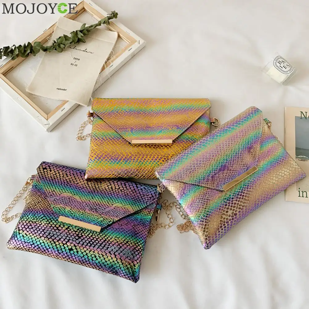 Принт змеиная кожа через PurseFor женские 2020 женская серебряная сумочка из
