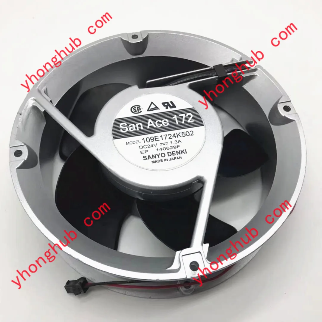 SANYO DENKI 109E1724K502 DC 24V 1.3A 172x172x5 1 мм Круглый Вентилятор для сервера | Компьютеры и офис