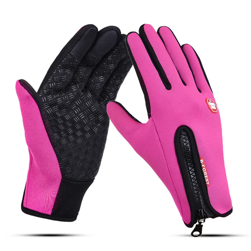 

Unisex Touch screen Waterproof Gloves For Cycling Bicycle Full Finger Gloves Windproof Bike MTB Sport Gloves Men Women S-XL
