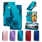 Кожаный чехол для Huawei Honor 7A Pro, чехол 5,7 дюйма, флип-чехол для телефона Huawei Honor 7A 5,45 дюйма, чехол для телефона