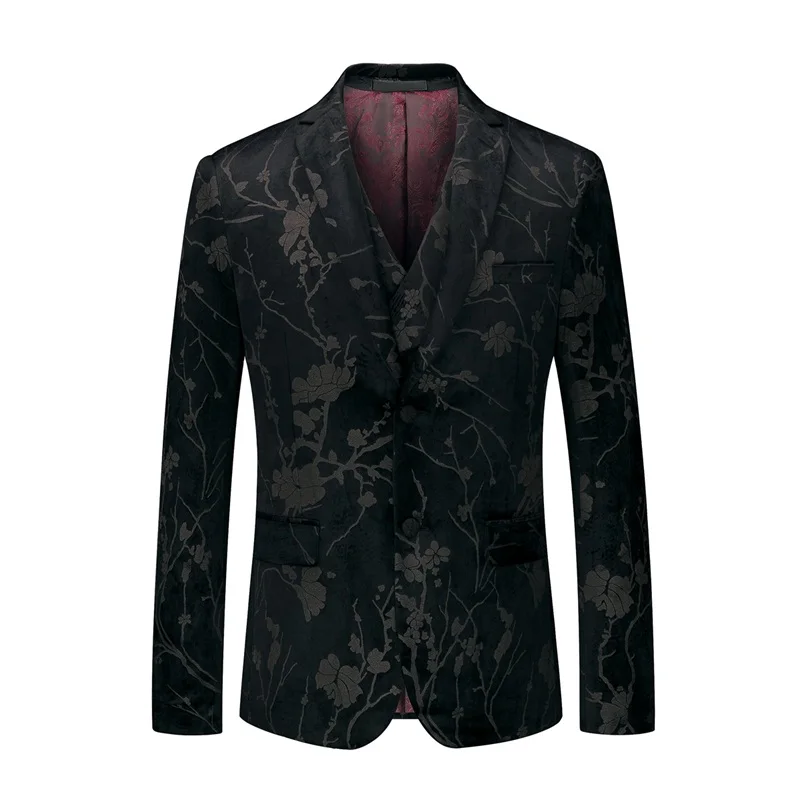 Мужские костюмы в китайском стиле yunклос цветком сливы из 3 предметов мужские