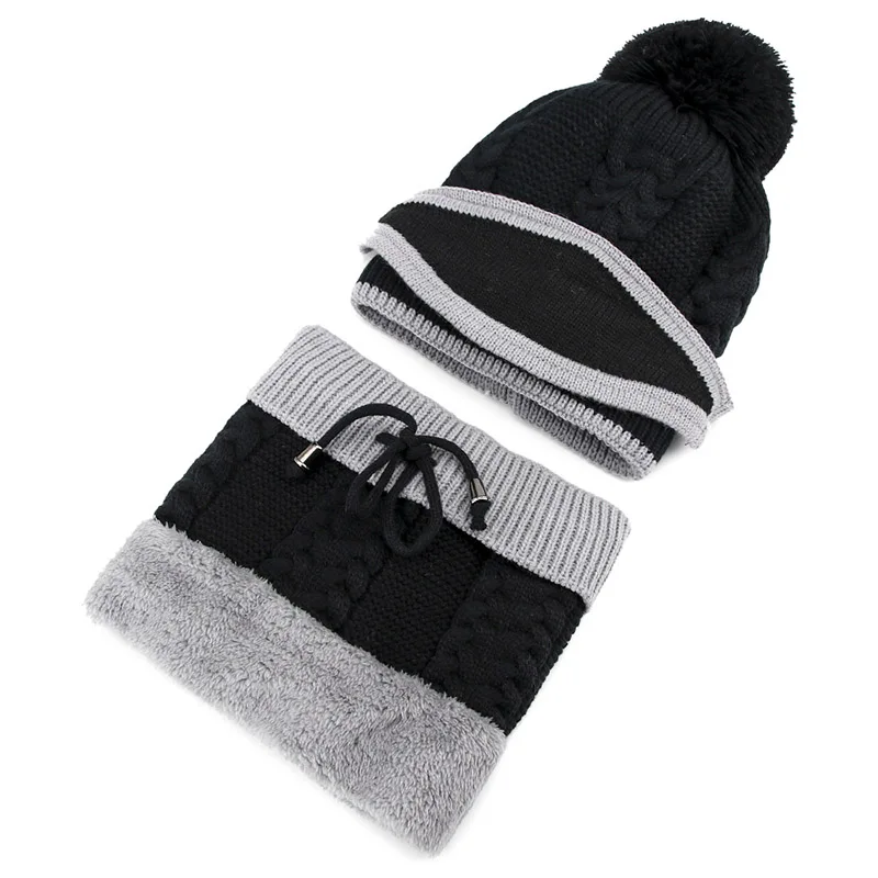 Yo-Young, 3 шт., зимние шапки для женщин, вязаные, Skullies Beanies, шапка, женский теплый шарф, шапка, маска, Повседневная Балаклава, маска, шапка - Цвет: 6