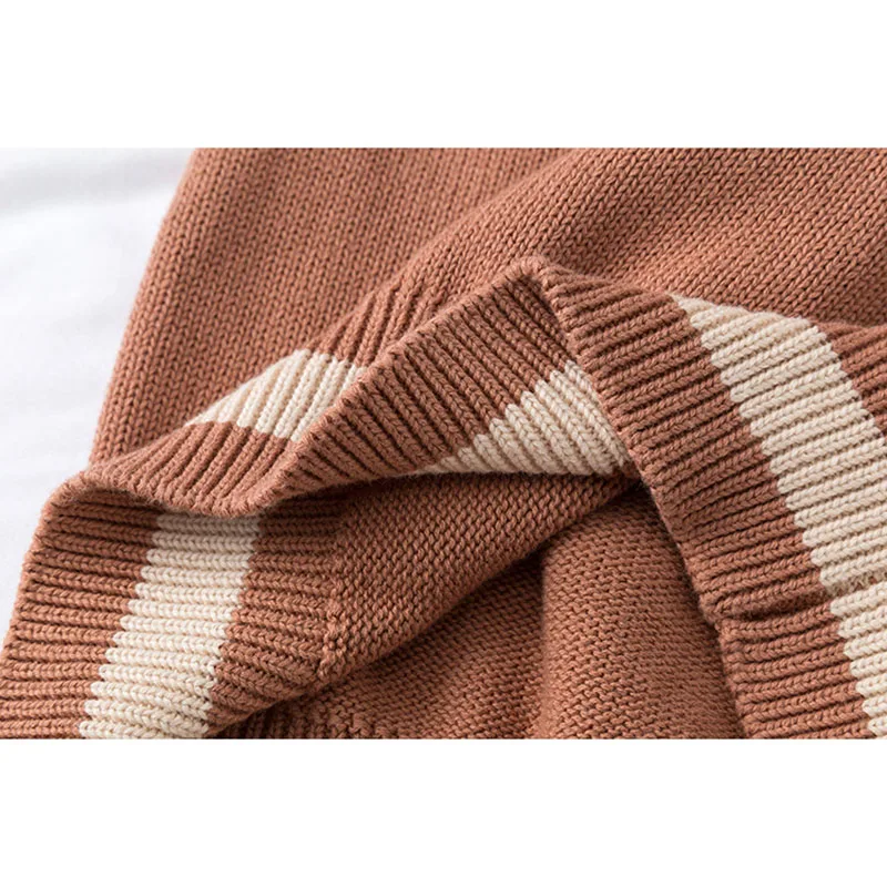 

New Autumn Baby Boys Girls V-Neck Keep Warm Waistcoat Coat Children Clothing Boys Girls Sleeveless Loose Knitted Kids Vest