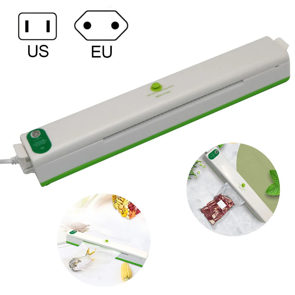 

Food Vacuum Sealer Storage Packing Sealing Machine Kitchen Vacuum Container Packer Food Saver Sealer Clip with 10pcs Vacum Bag