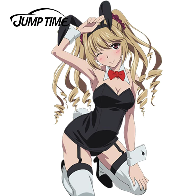 JumpTime 13 см x 7 4 автомобильный Стайлинг супер Кави аниме девушка графика Страйк
