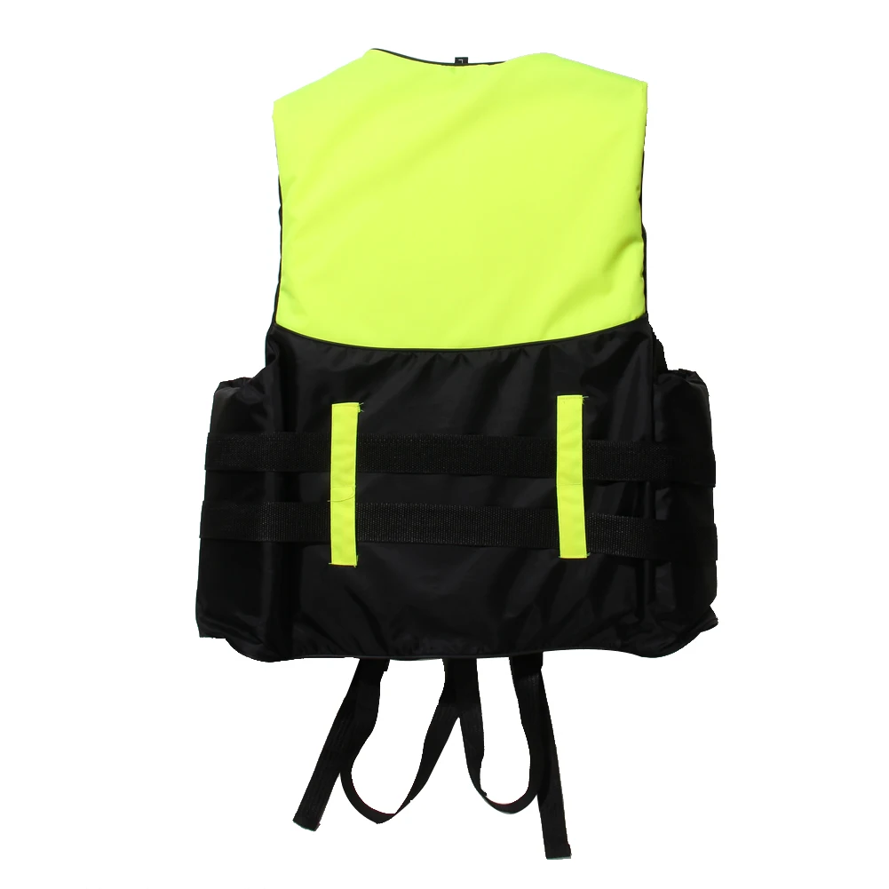 

Universal Polyester Adult Life Jacket Swimming Boating Ski Vest+Whistle Outdoor Practical Life Jacket Whistle