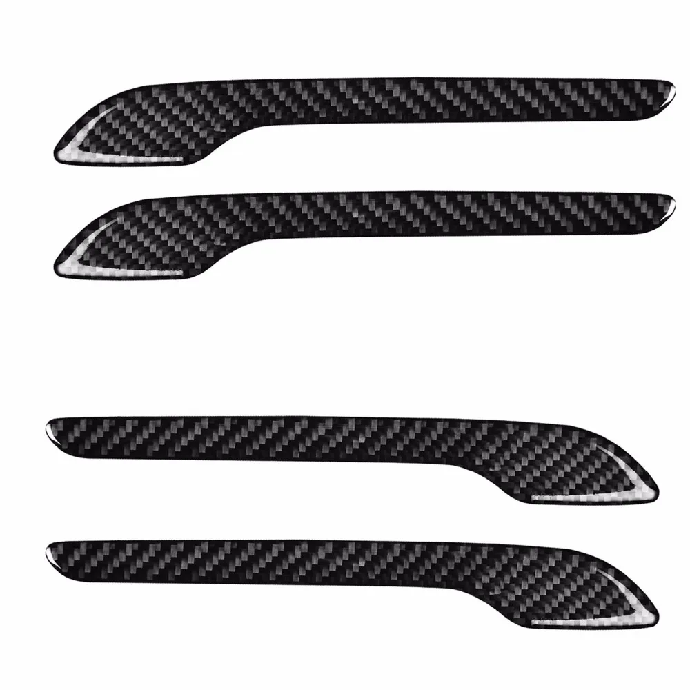 Для Tesla Model 3 автомобильная ручка для двери Набор цветных защитных наклеек 3D PU