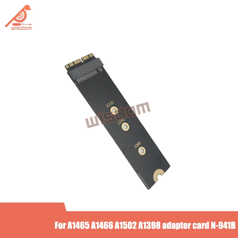 Для Macbook Air Pro A1465 A1466 A1502 A1398 NVMe M.2 NGFF SSD адаптер карты N 941B 2013 2014 2015|Компьютерные