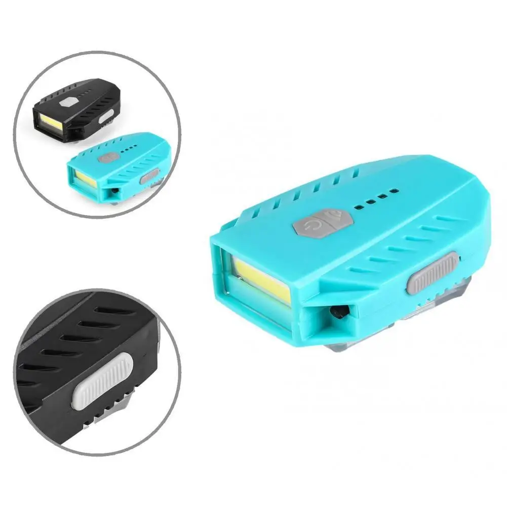 

Hat Brim Light Portable 4 Modes 80 Degree Rotation Impact Resistant Hat Brim Light Clip Cap Lamp for Hiking