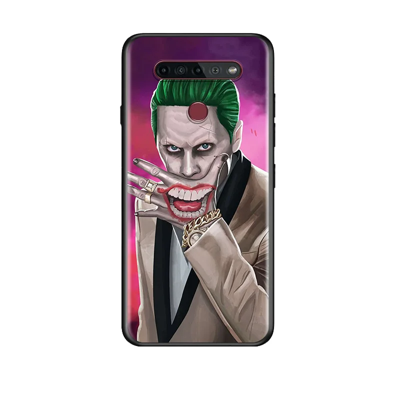 

Cool joker Soft TPU Silicone Black Cover For LG G8 V30 V35 V40 V50 V60 Q60 K40S K50S K41S K51S K61 K71 K22 ThinQ 5G Phone Case