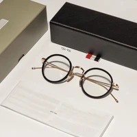 thom brand design retro round titanium glasses frame men optical prescription eyeglasses women myopia eyewear tbx906 spectacles