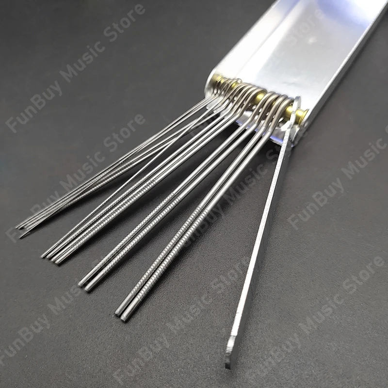 Укулеле металлическая 13 размеров длинная пилка с валом для электрогитары бас