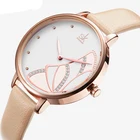 Модные креативные женские часы PANARS, наручные часы розового цвета с кожаным ремешком, часы Reloj Mujer 3 бар, водонепроницаемые женские Кварцевые Подарки 2019