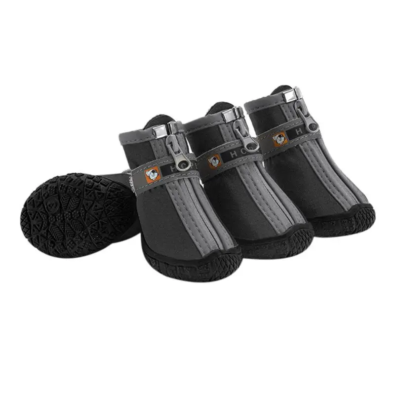 

4pcs/set Pet Cat Dog Shoes Anti-slip Rain Snow Boots Waterproof Footwear Warm For Small Cats Puppy Dogs Socks Booties