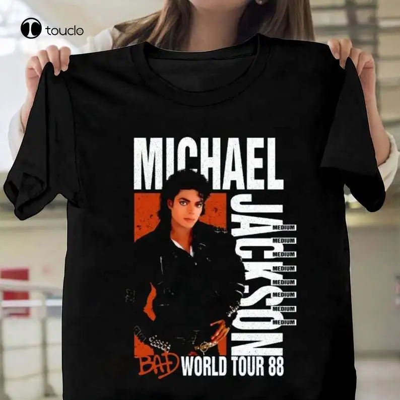 

Michael Jackson Bad Tour 88 T-Shirt, Michael Jackson Shirt, American Songwriter, King Of Pop Shirt, Retro Shirt, Tour Shirt
