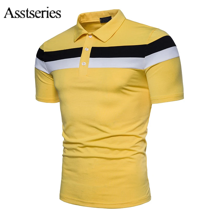 

Брендовая одежда Для мужчин рубашки поло короткий рукав Для мужчин хлопок Однотонная повседневная обувь футболки-поло Для мужчин Марка Polo ...