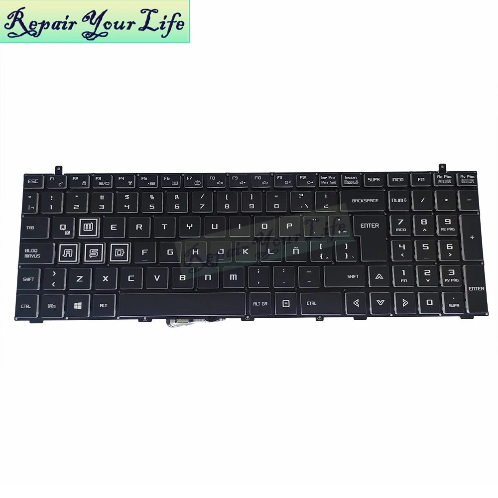 Teclados para Hasee Teclado de Jogos Substituição Latina Espanhol Z7kp7gc Espanha sp es la Shenzhou Computador Portátil Novo Z7-kp7gt Kp7d2