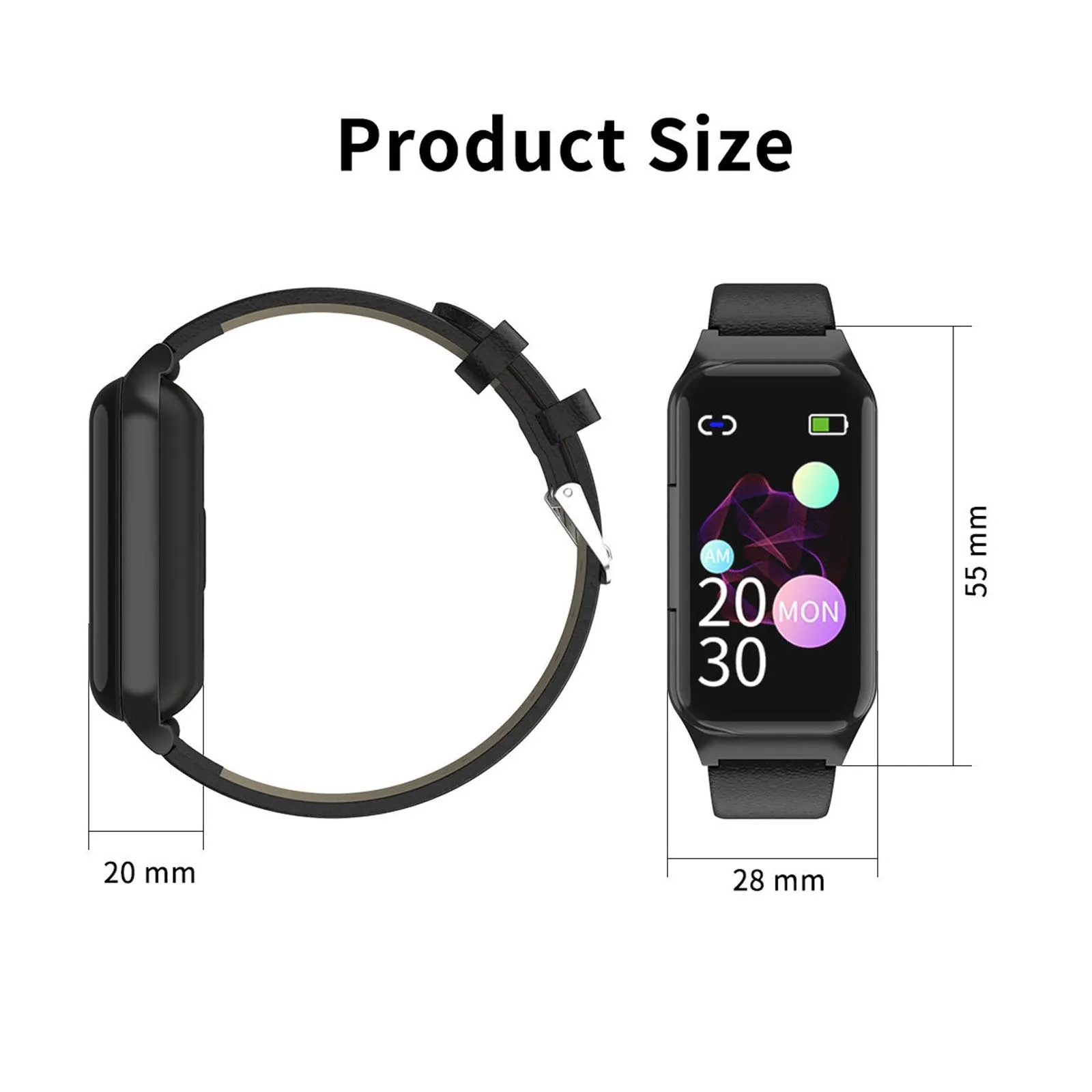 Умный браслет 2 в 1 беспроводные наушники Bluetooth 5 0 гарнитура фитнес-трекер Браслет