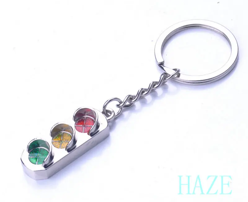 Милый мини светильник для дорожного движения брелок автомобильных ключей