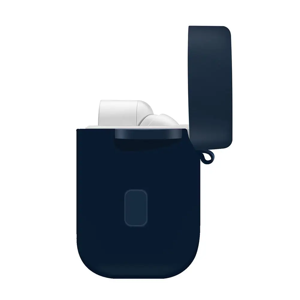 Мягкий силиконовый чехол для наушников защитный беспроводных Bluetooth кожаный