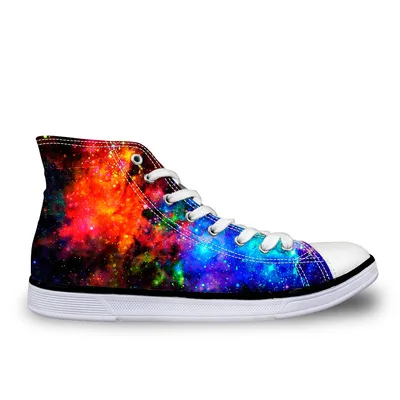 

star Cool canvas shoes Korean version of hipster high-top shoes flat soles shoes single shoes trend students walking shoes
