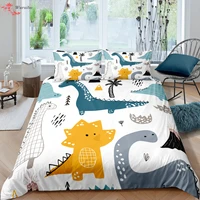 kids cartoon animal bedding set dinosaur duvet cover soft comfortable quilt covers pillowcase no bed sheet single king 23pcs