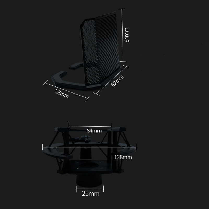 Настольный держатель для микрофона с амортизирующим креплением фильтром |