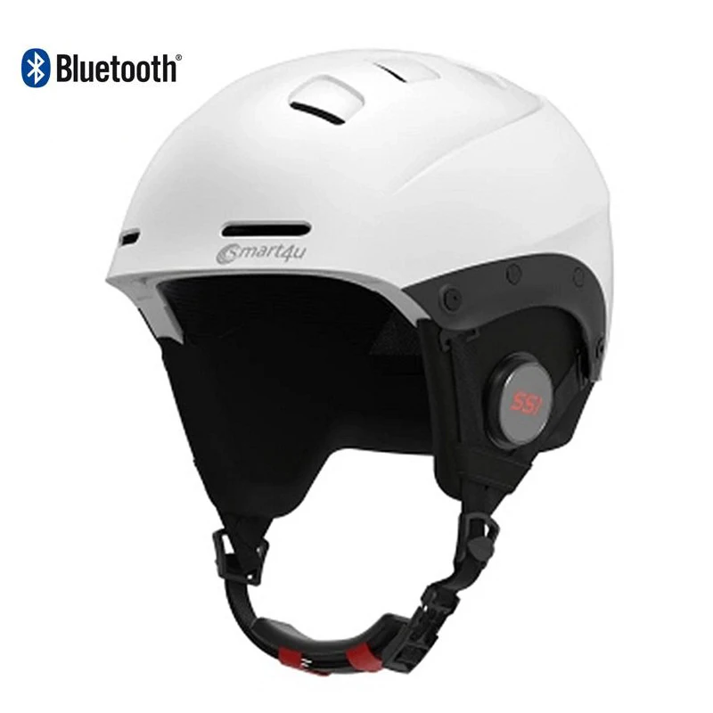 Smart4u, беспроводной Bluetooth шлем, для женщин и мужчин, ветрозащитный лыжный шлем, встроенный микрофон, велосипедный шлем, безопасность для езды, снаряжение для мужчин