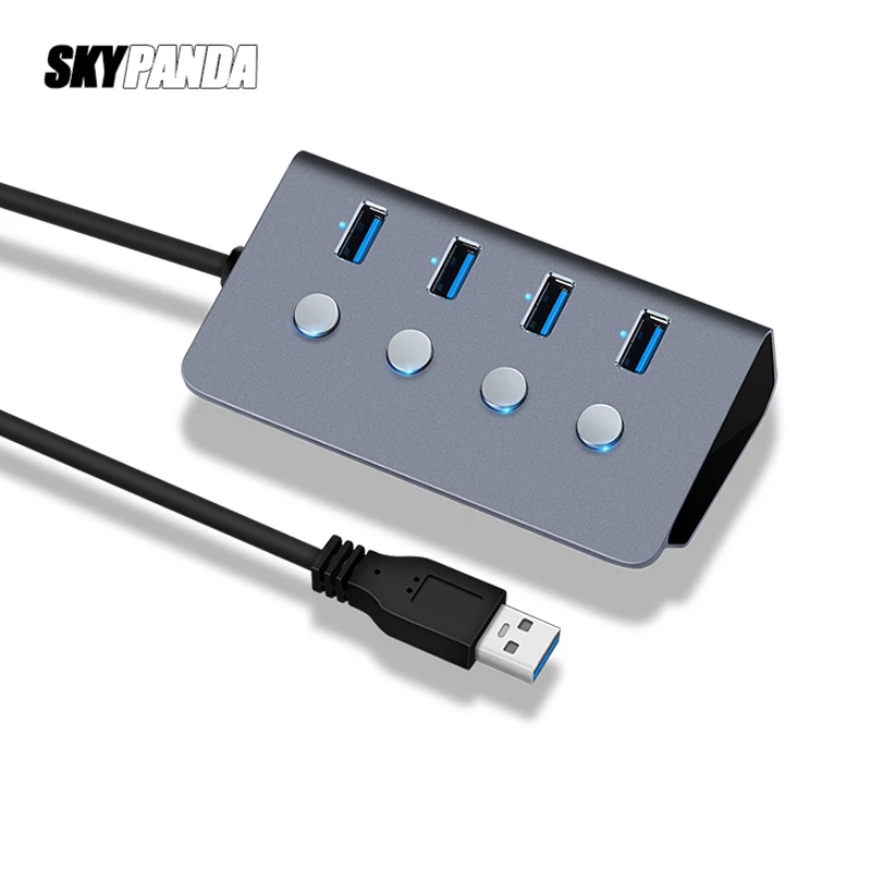 Блок управления 4 портовый USB 3 0 концентратор из алюминиевого сплава 60/100/150 см