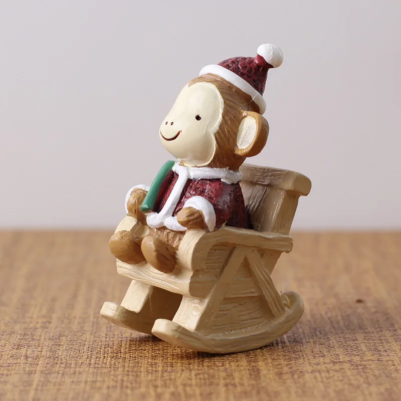 1 шт в виде симпатичной обезьянки нижнее белье Рождественская елка украшения